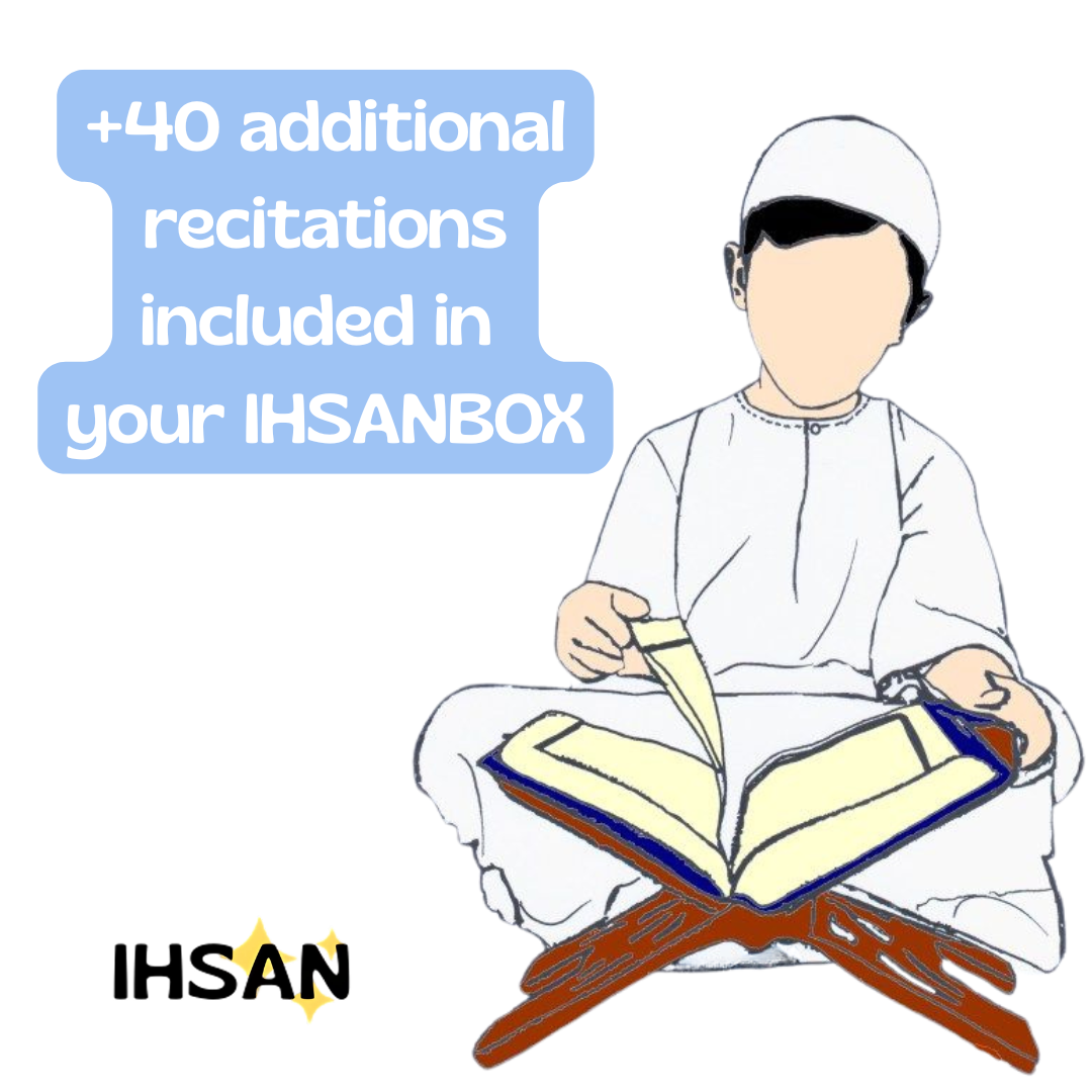 +40 surahs (included as a bonus in your IHSANBOX)