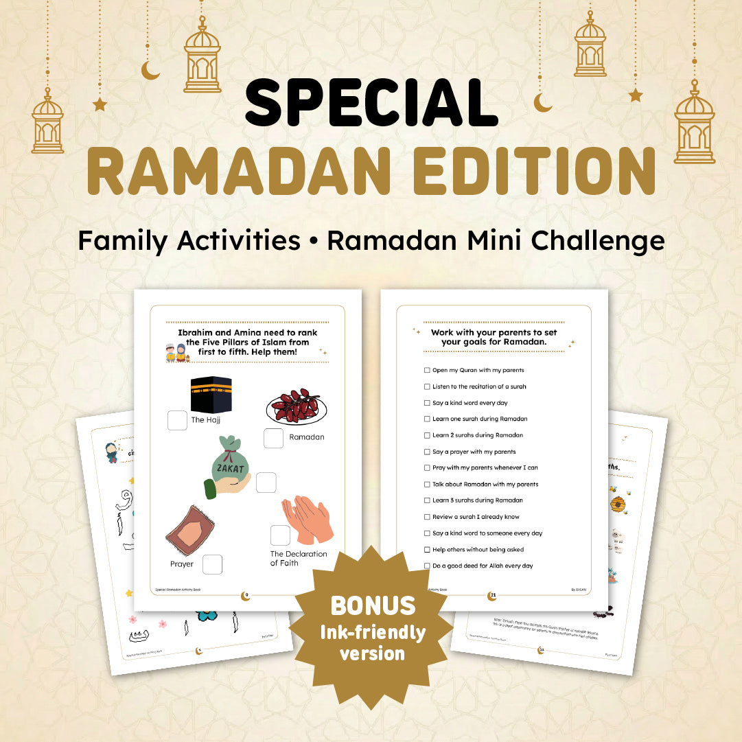 Pack of 20 Printable Activity Sheets – RAMADAN