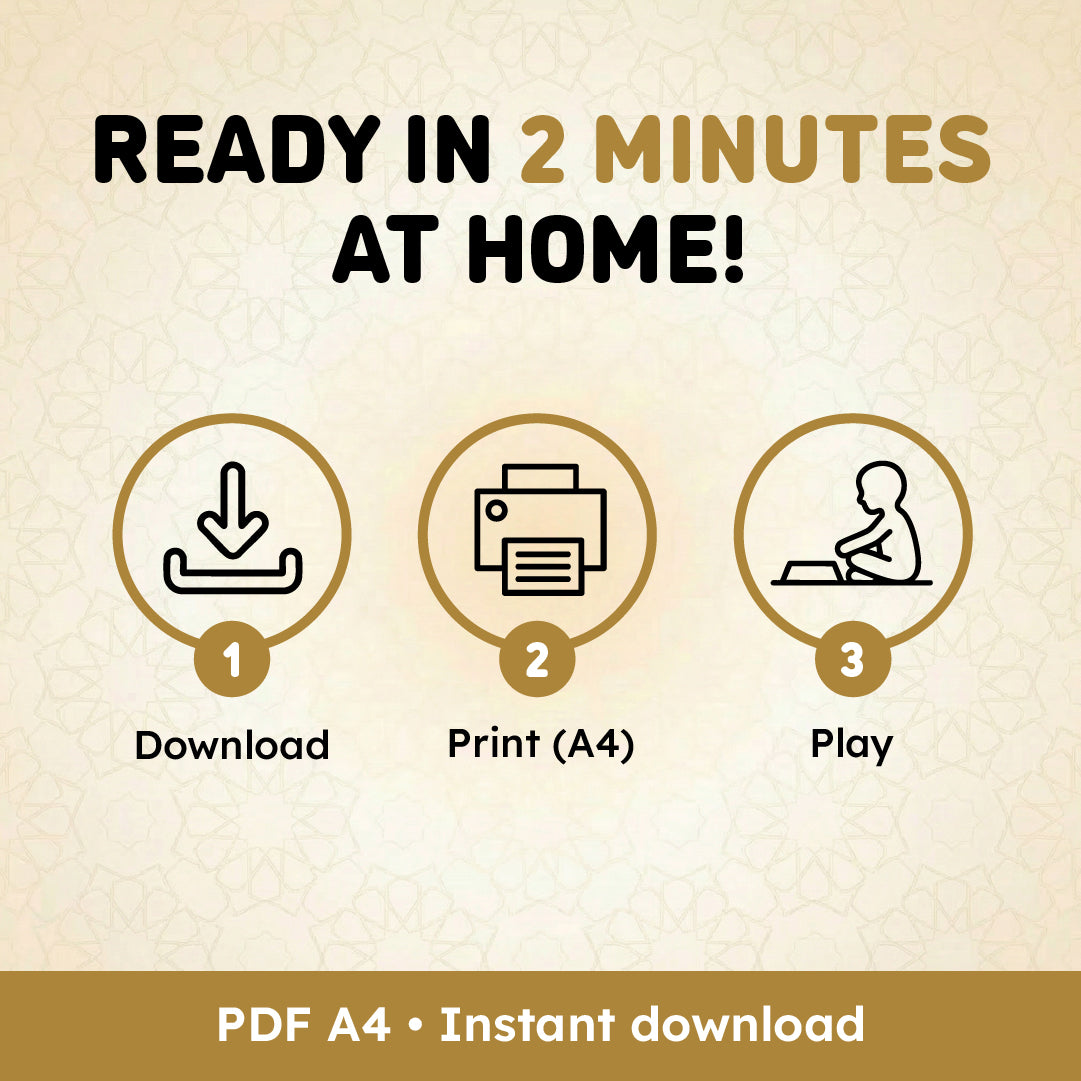 Pack of 20 Printable Activity Sheets – RAMADAN